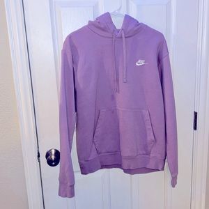 Medium Purple Nike Fleece Hoodie